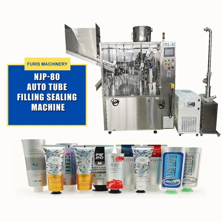 FRS-80 Automatic Cosmetic LotionTube Filling Sealing Machine